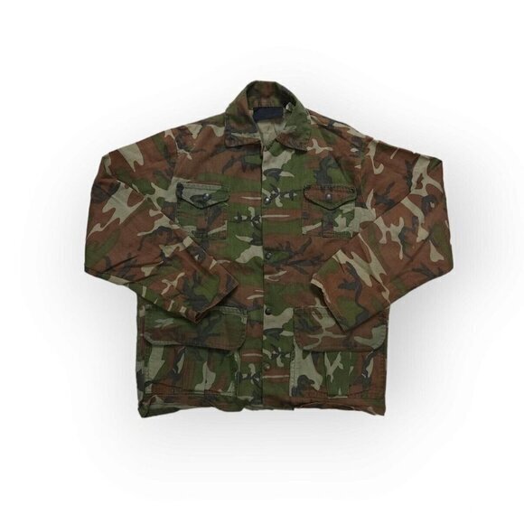 Vintage Ben Lee Camo Utility‎ Button Up Jacket Mens Medium - Picture 1 of 11